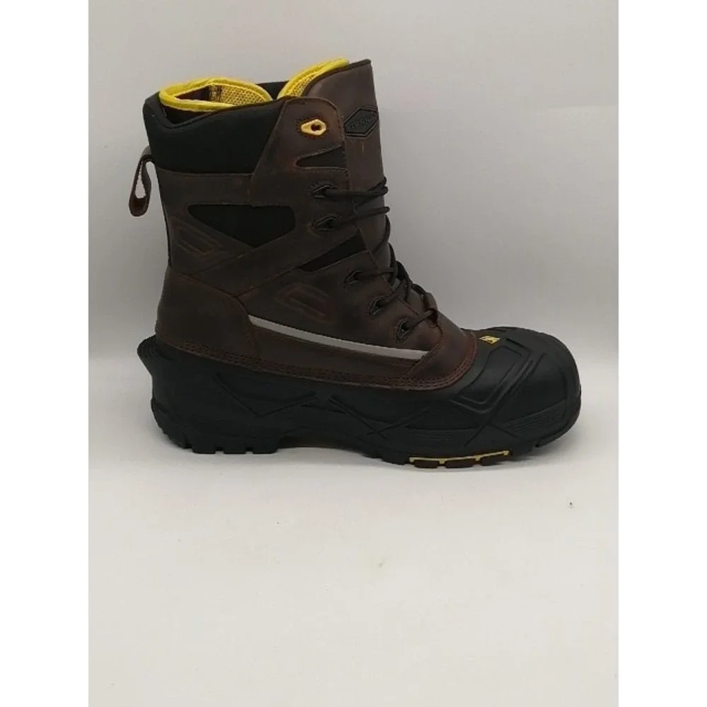 Terra Boots Mens Crossbow XS Brown 13 Composite Toe Work Shoe Leather 915507 NEW